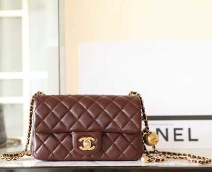 Chanel Gold Ball Mini Flap Bag