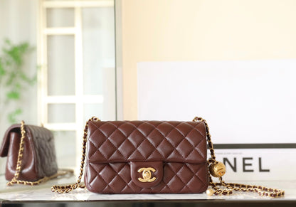Chanel Gold Ball Mini Flap Bag