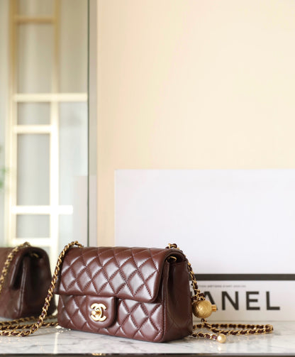 Chanel Gold Ball Mini Flap Bag