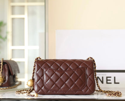 Chanel Gold Ball Mini Flap Bag