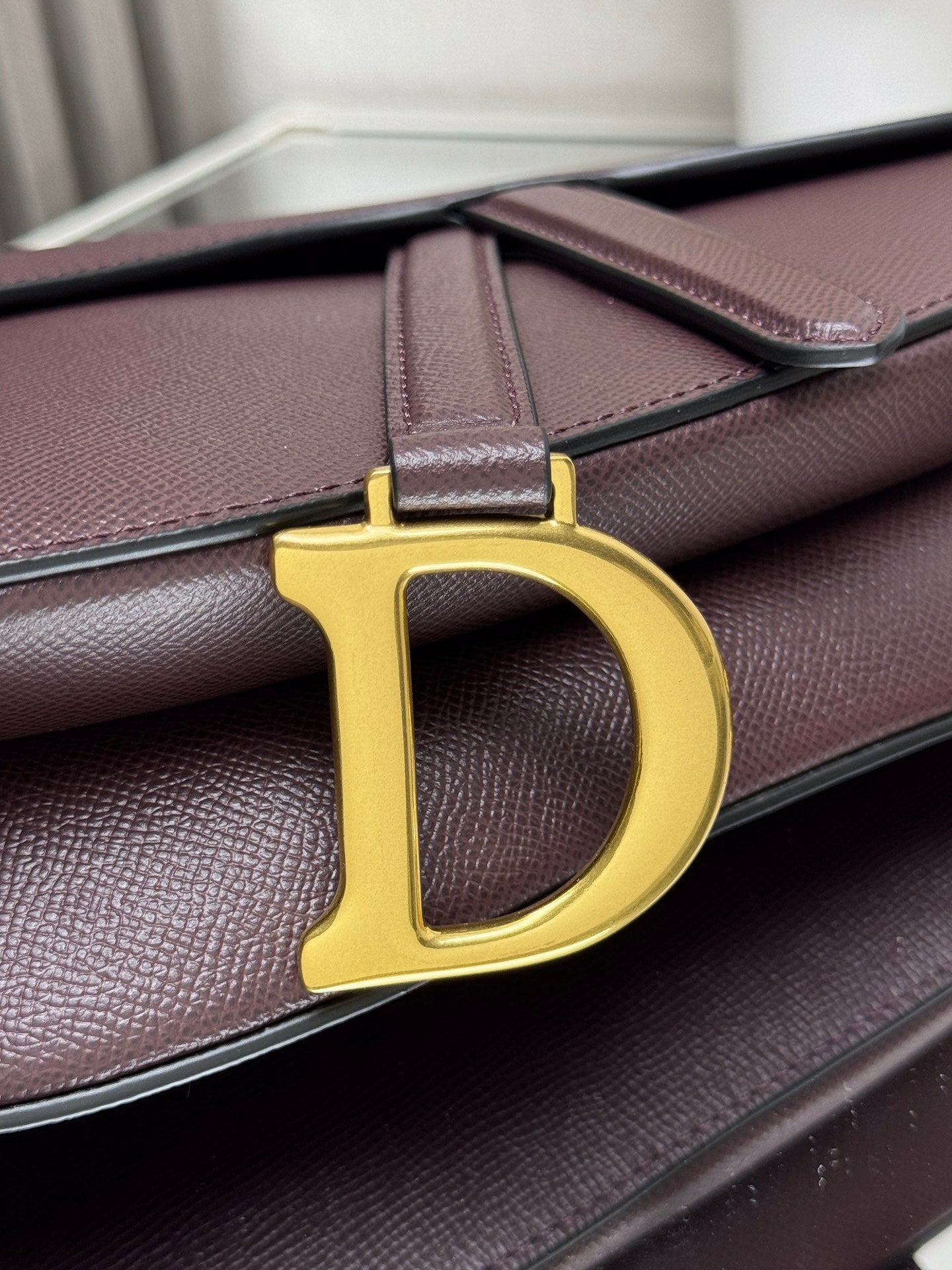 Dior Saddle Bag – Wine Red
