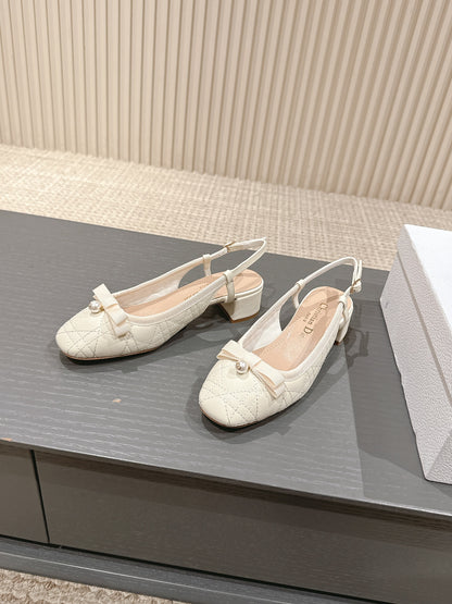 Dior D-Ramour Embroidered Cannage Ballet Flats – 2024 Spring/Summer Collection