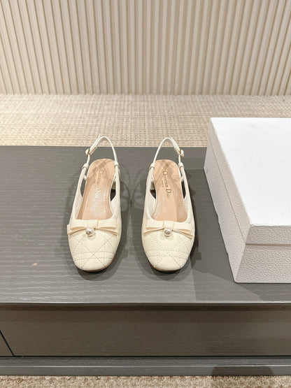 Dior D-Ramour Embroidered Cannage Ballet Flats – 2024 Spring/Summer Collection