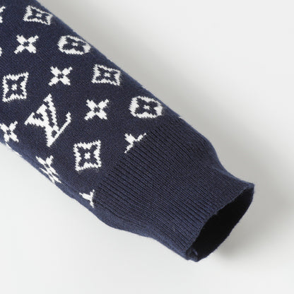 Louis Vuitton Logo Crewneck Long Sleeve Sweater