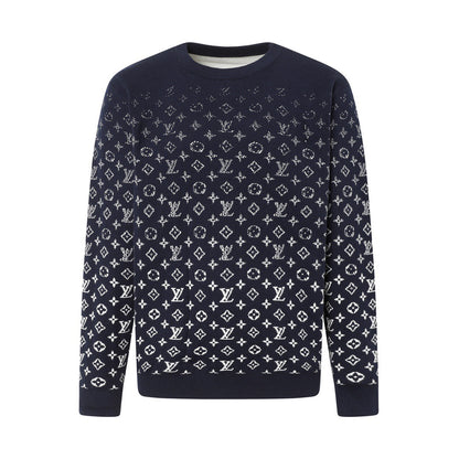 Louis Vuitton Logo Crewneck Long Sleeve Sweater