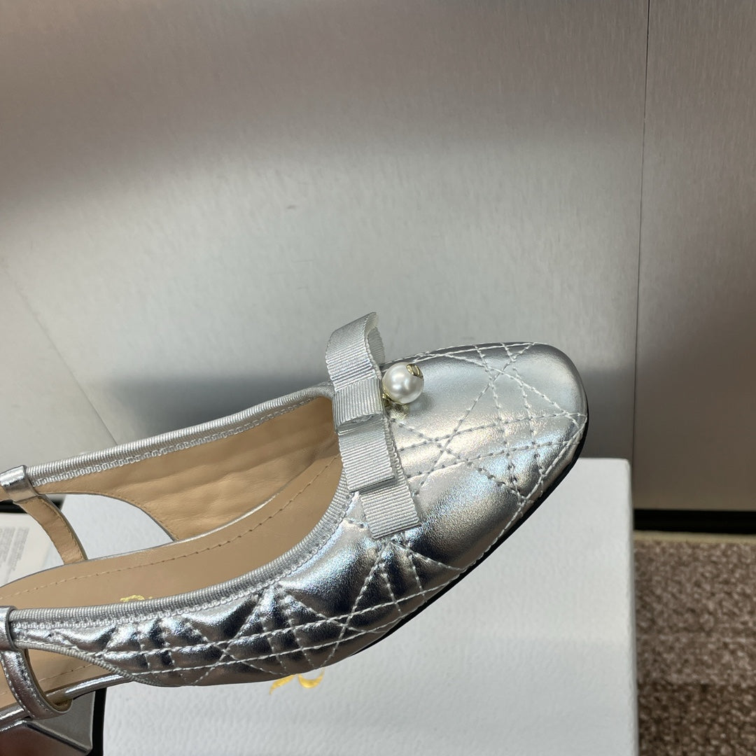 Dior Ballet Cannage Low-Heel Ballerina Flats – 2024 Spring/Summer Collection