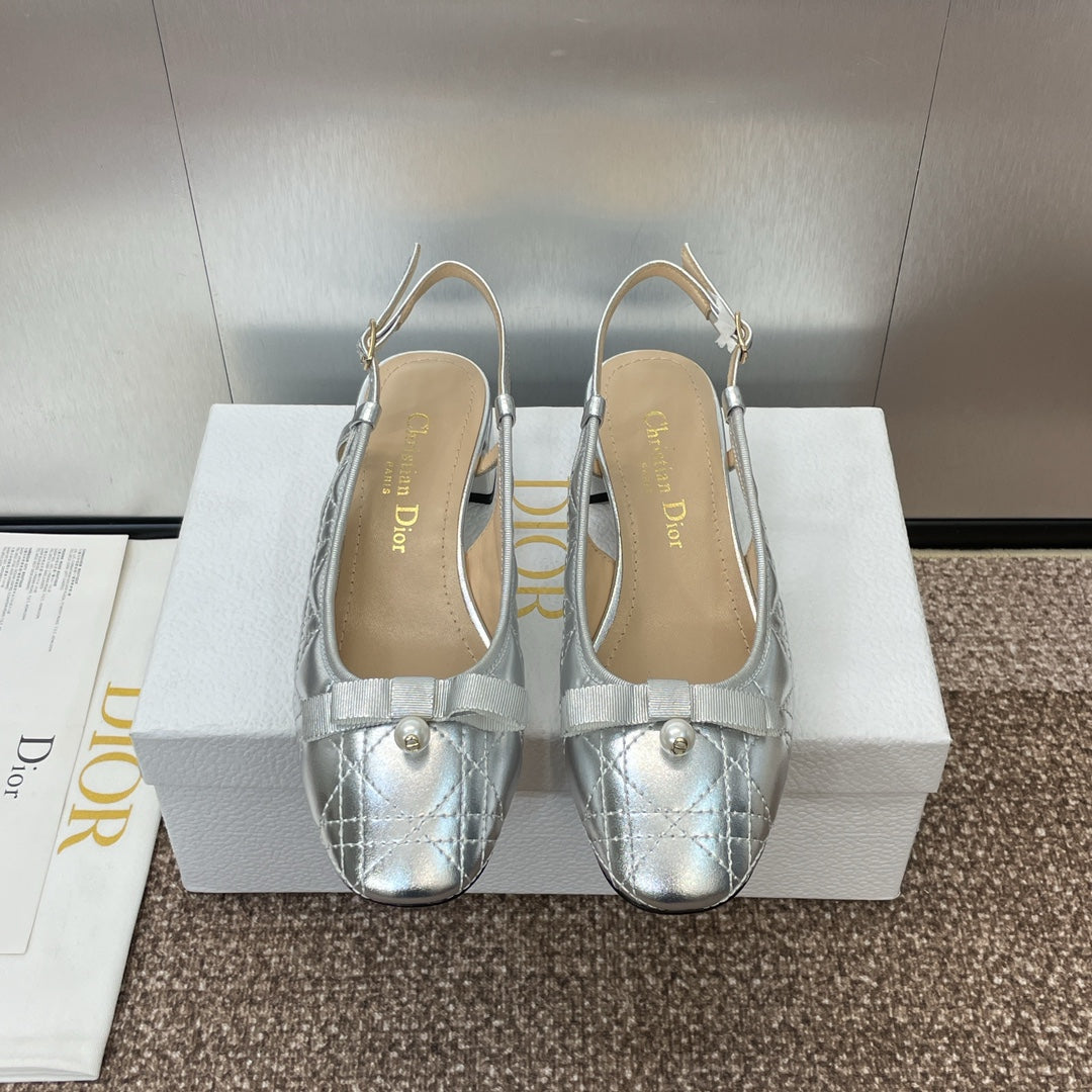 Dior Ballet Cannage Low-Heel Ballerina Flats – 2024 Spring/Summer Collection