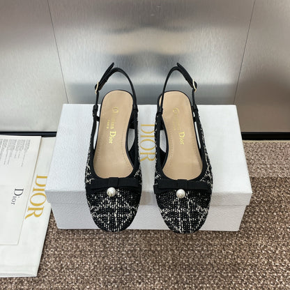 Dior Ballet Cannage Low-Heel Ballerina Flats – 2024 Spring/Summer Collection
