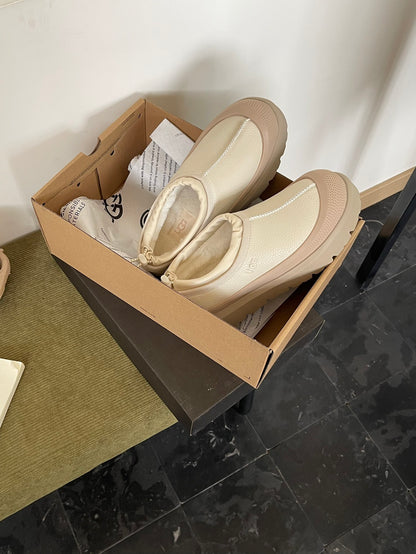 UGG Tasman Low-Top Leather Slippers