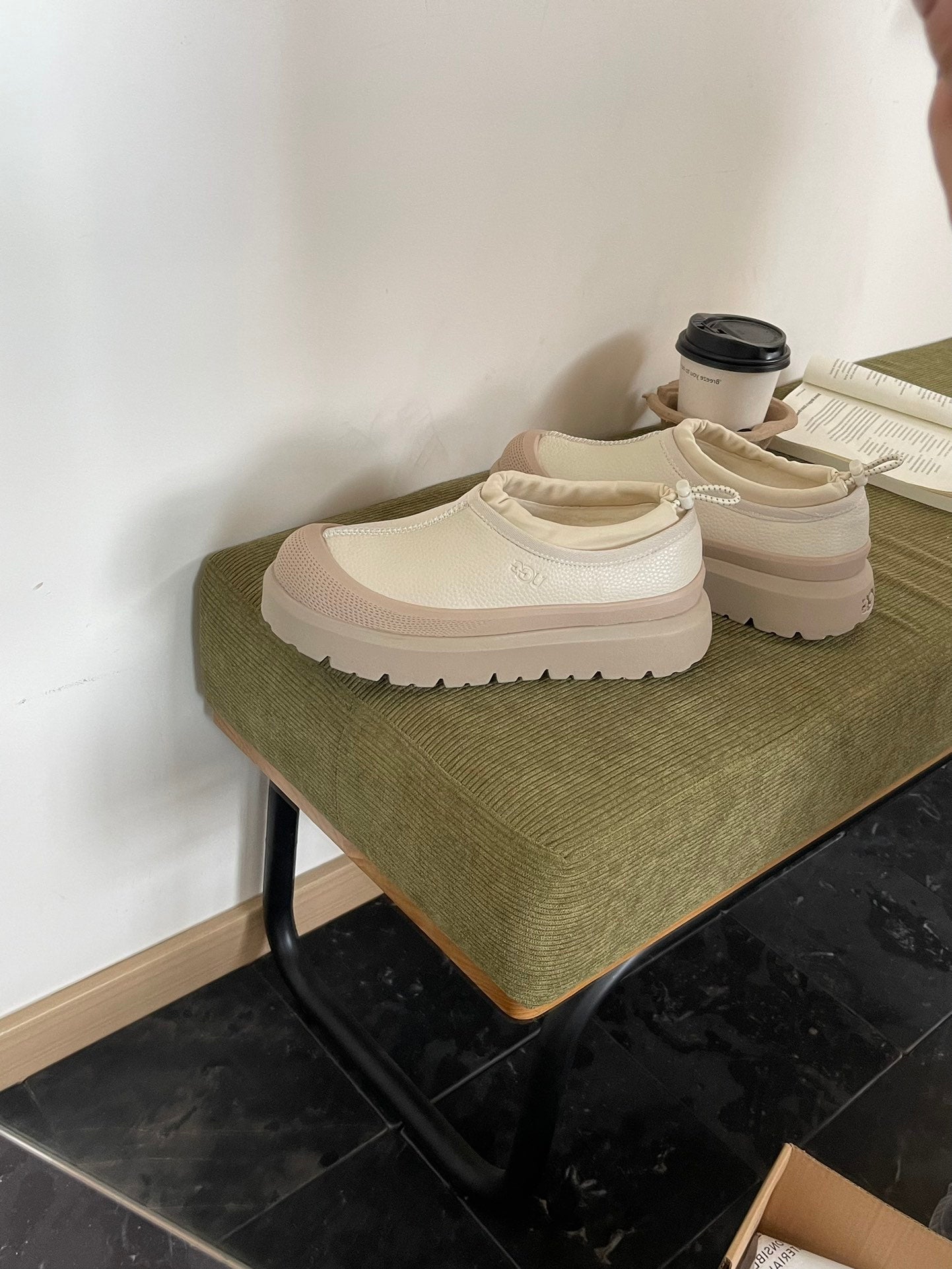 UGG Tasman Low-Top Leather Slippers