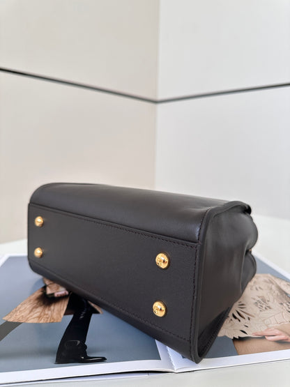 Fendi Peekaboo Classic Calfskin Satchel