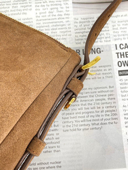 Prada Suede Shoulder Bag