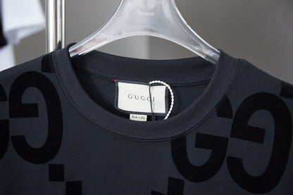 Gucci Double G Flocked Print T-Shirt – 26FW