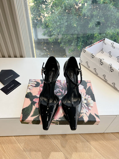 Dolce & Gabbana Patent Leather Heels – 2025 Collection