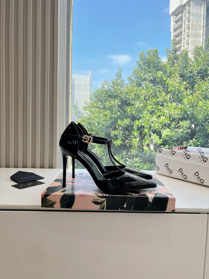 Dolce & Gabbana Patent Leather Heels – 2025 Collection