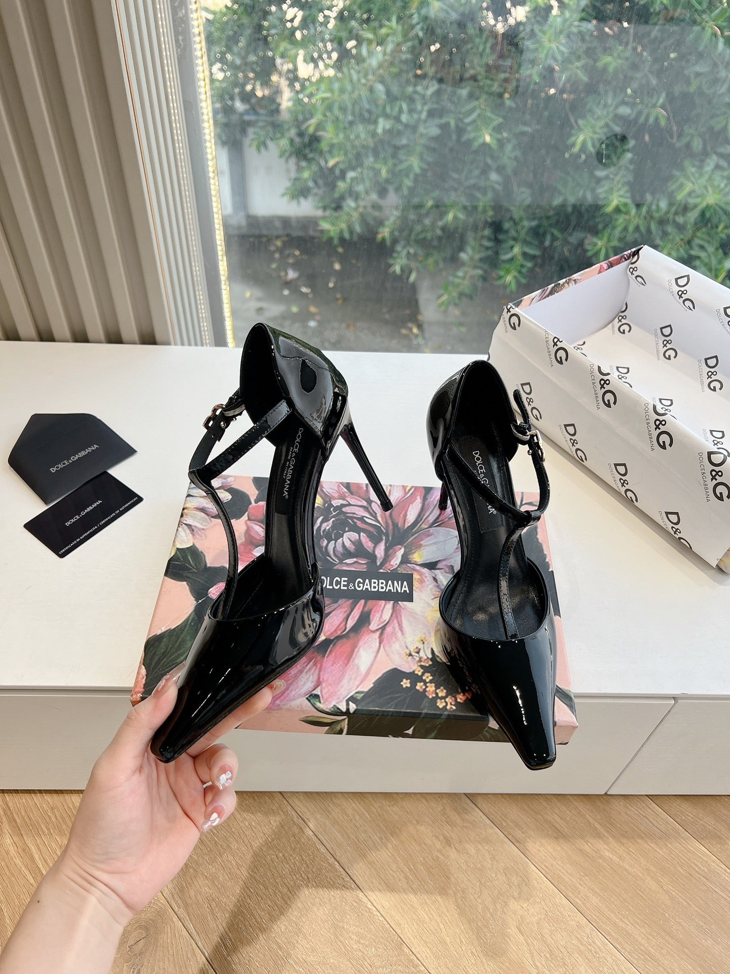 Dolce & Gabbana Patent Leather Heels – 2025 Collection