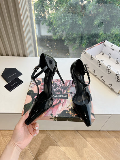 Dolce & Gabbana Patent Leather Heels – 2025 Collection