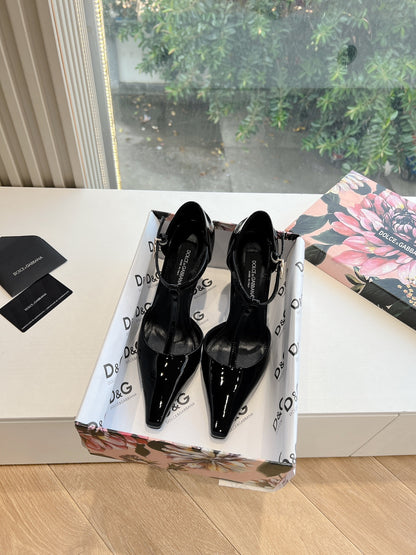 Dolce & Gabbana Patent Leather Heels – 2025 Collection