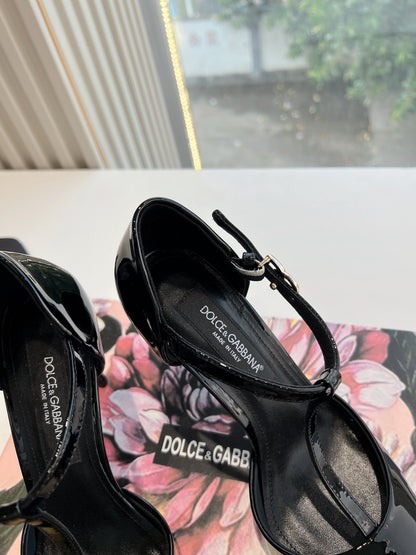 Dolce & Gabbana Patent Leather Heels – 2025 Collection
