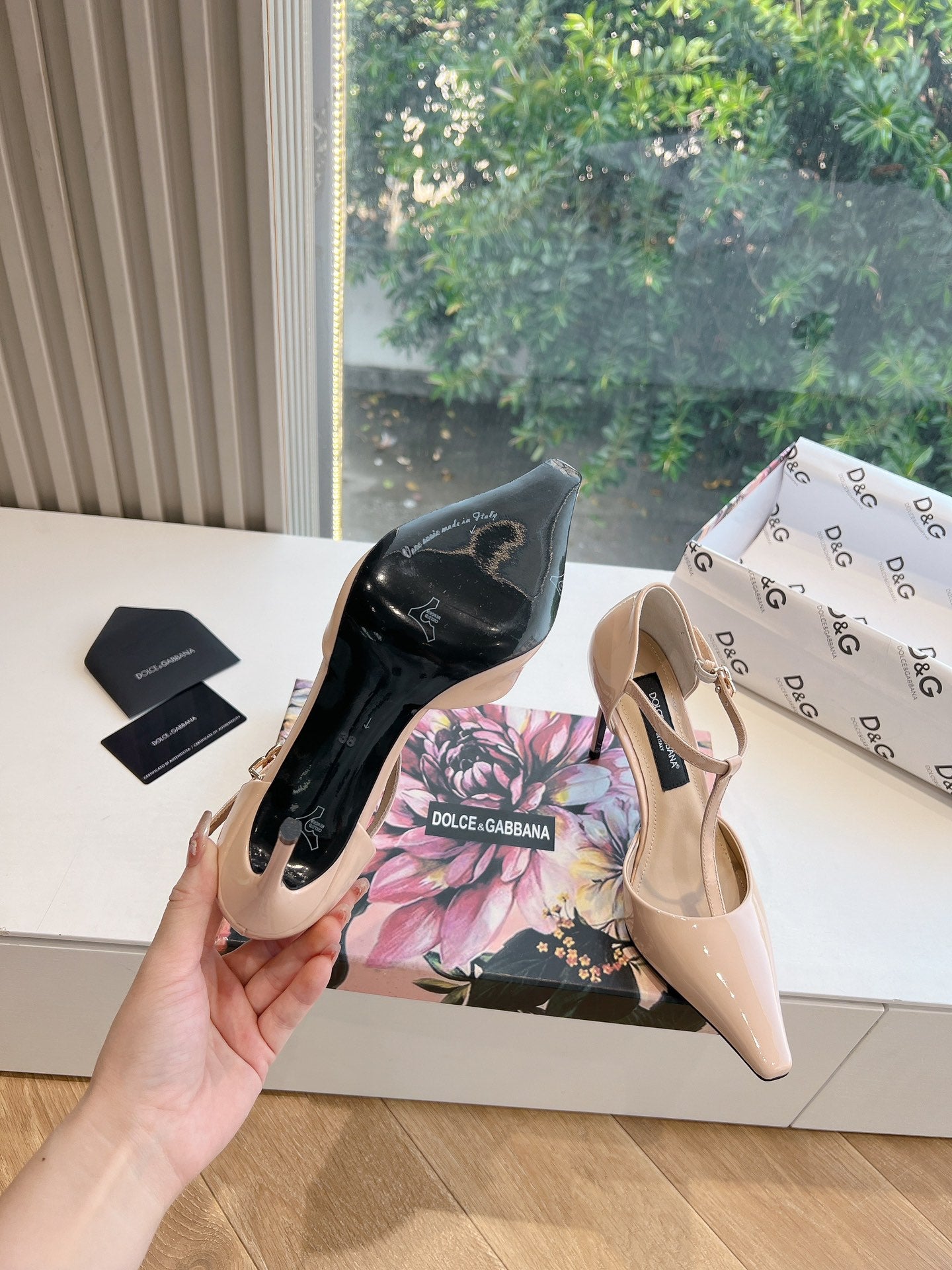 Dolce & Gabbana Patent Leather Heels – 2025 Collection