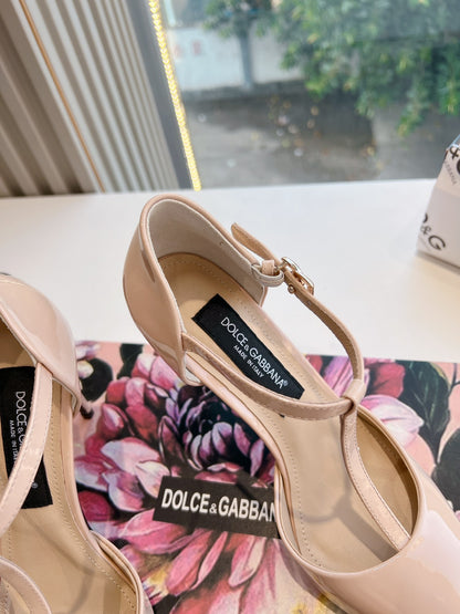 Dolce & Gabbana Patent Leather Heels – 2025 Collection