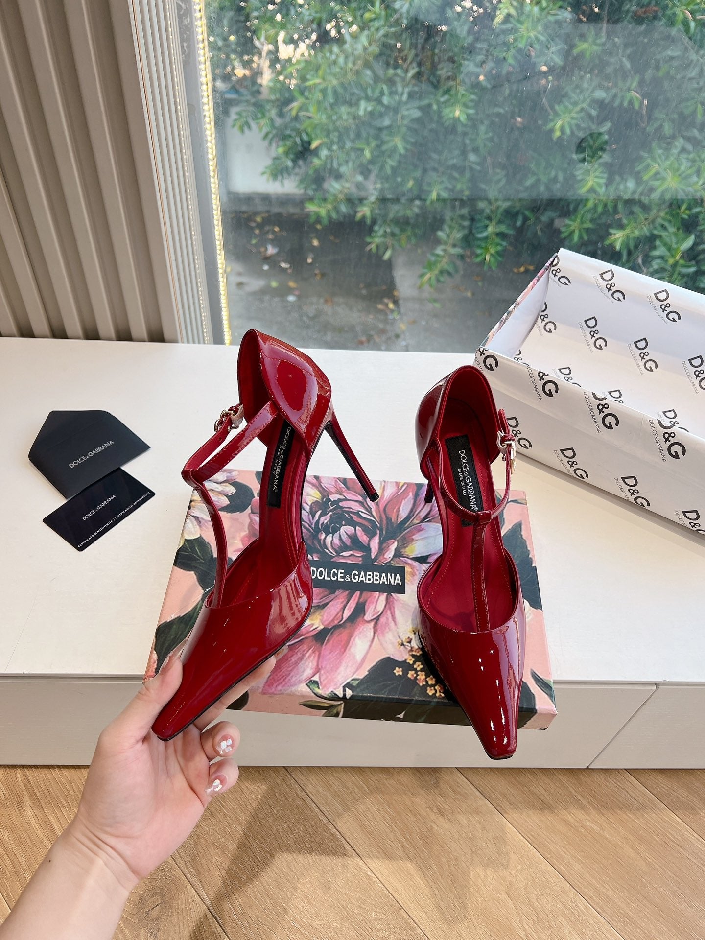 Dolce & Gabbana Patent Leather Heels – 2025 Collection