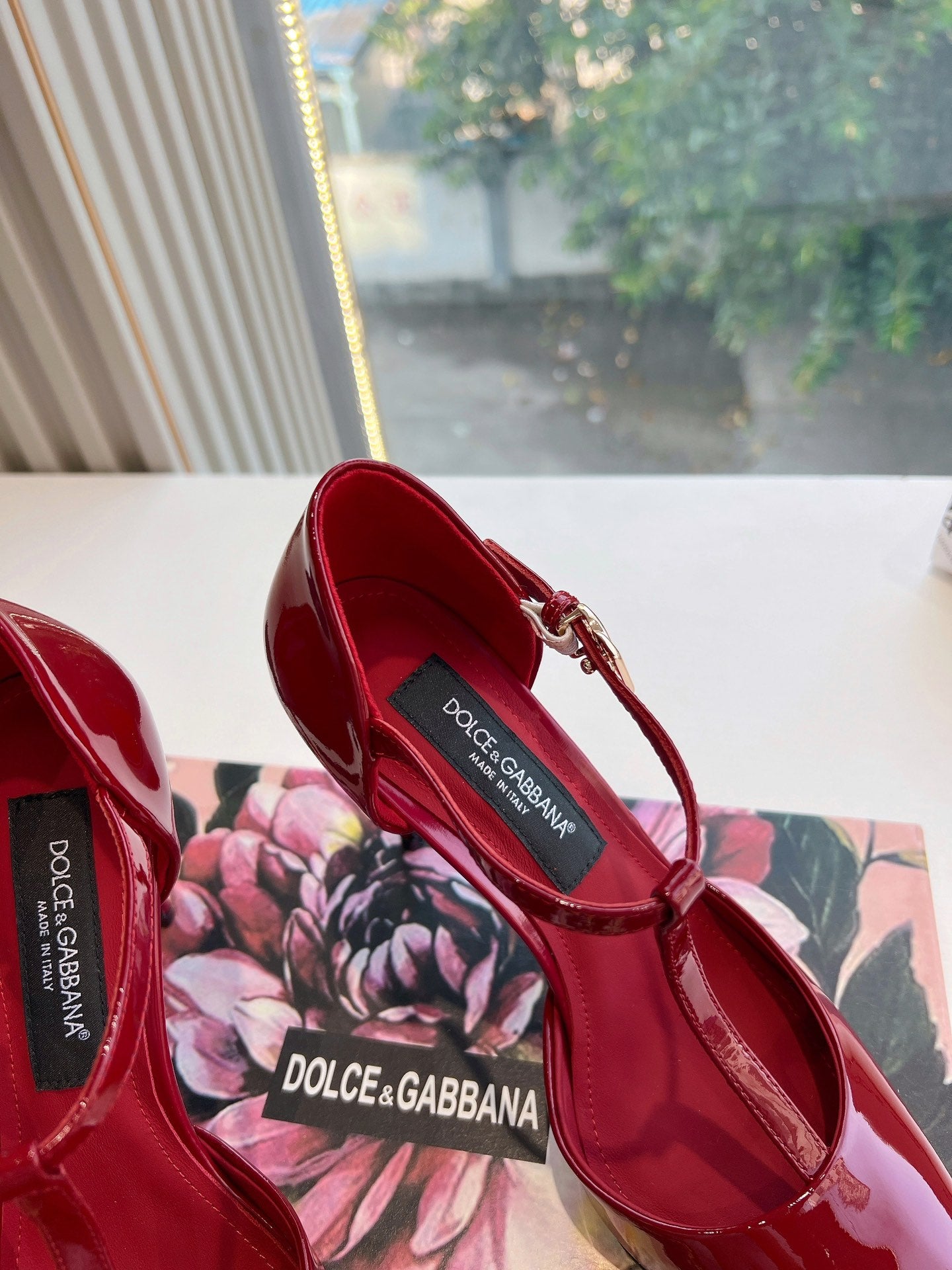 Dolce & Gabbana Patent Leather Heels – 2025 Collection