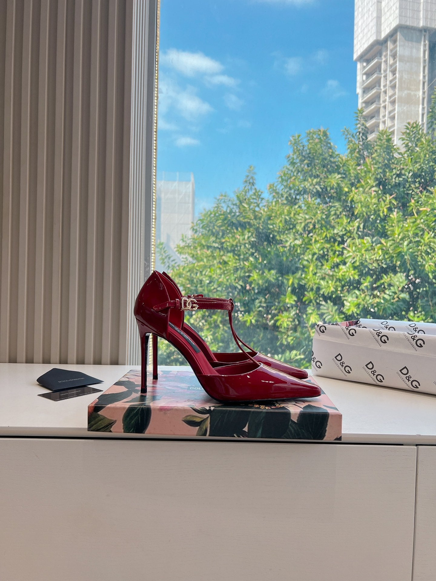 Dolce & Gabbana Patent Leather Heels – 2025 Collection