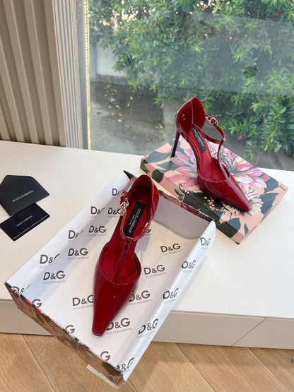 Dolce & Gabbana Patent Leather Heels – 2025 Collection