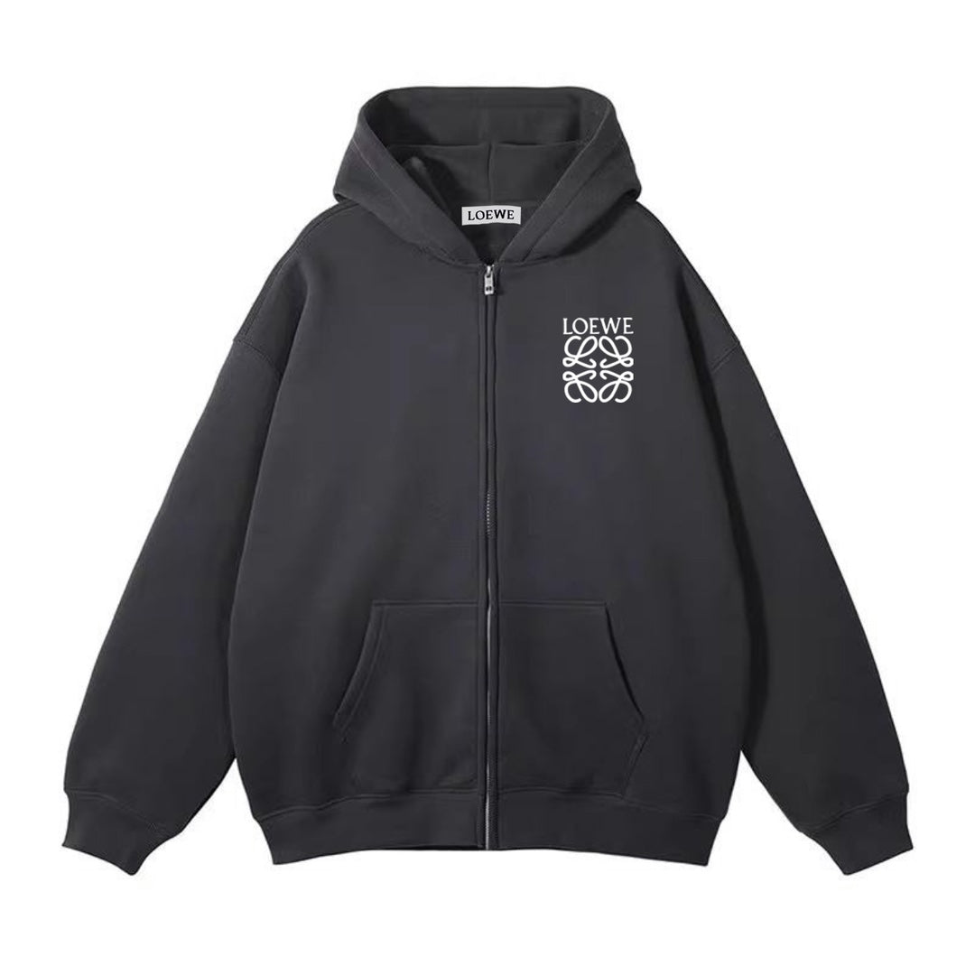 Loewe Hooded Zipper Sweatshirt