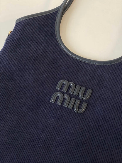Miu Miu Corduroy Tote Bag