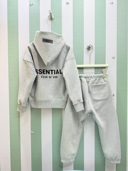 Fear of God ESSENTIALS Fleece Tracksuit Set – Kids Collection – 2025SS
