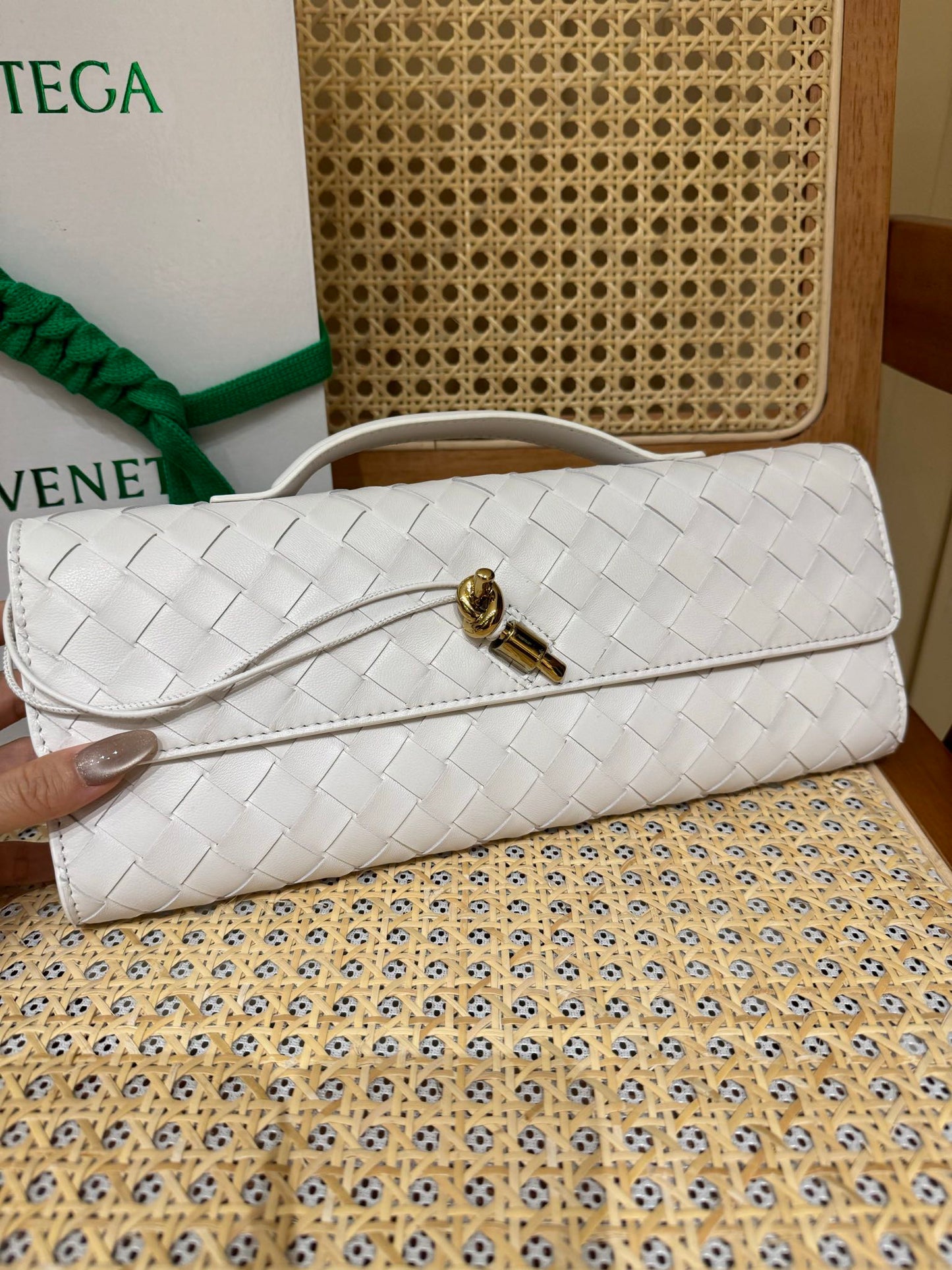 Bottega Veneta Andiamo Clutch Bag