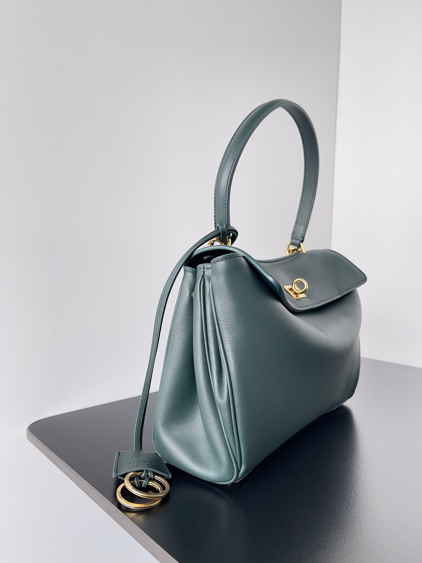 Balenciaga Rodeo Small Leather Shoulder Bag