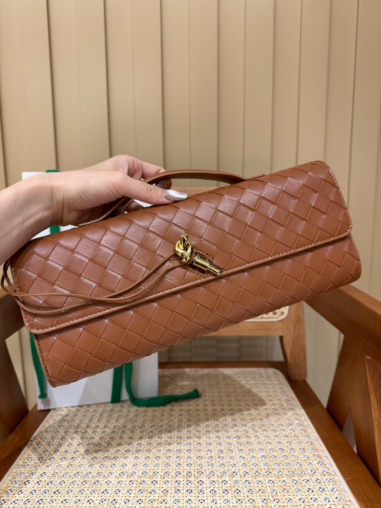 Bottega Veneta Andiamo Clutch Bag