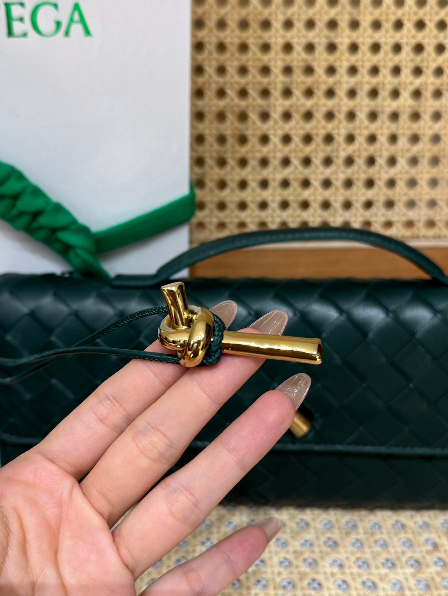 Bottega Veneta Andiamo Clutch Bag