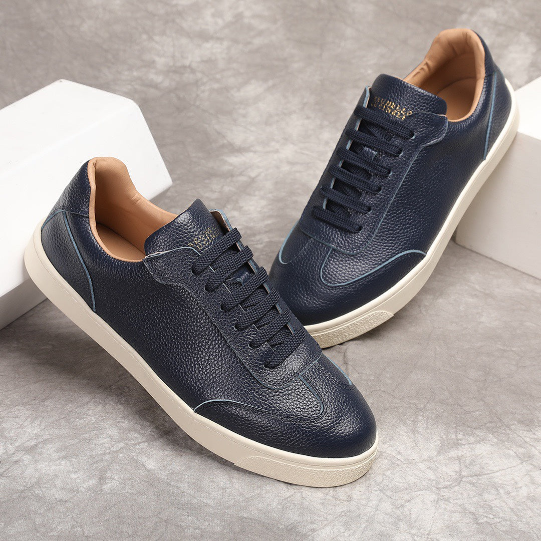 Brunello Cucinelli Calfskin and Suede Sneakers