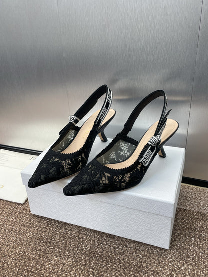 Dior J'Adior Oblique Jacquard Heeled Sandals – 2023 Spring/Summer Collection