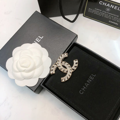 Chanel Double C Crystal Brooch – 25 Collection