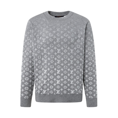Louis Vuitton Crewneck Jacquard Logo Sweater