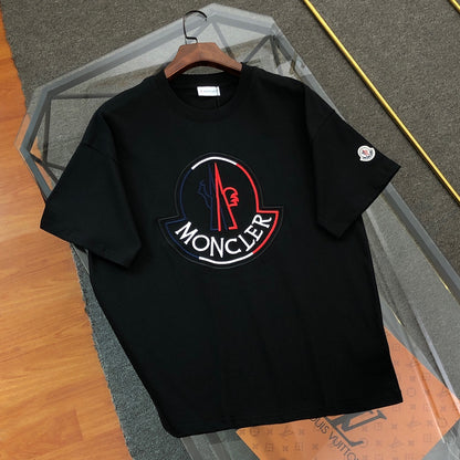 Moncler Embroidered Logo Crewneck T-Shirt – 2025 Spring/Summer Collection