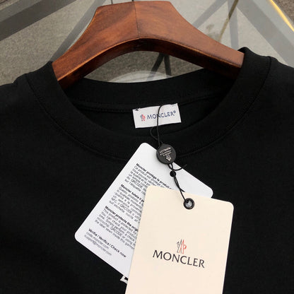 Moncler Embroidered Logo Crewneck T-Shirt – 2025 Spring/Summer Collection
