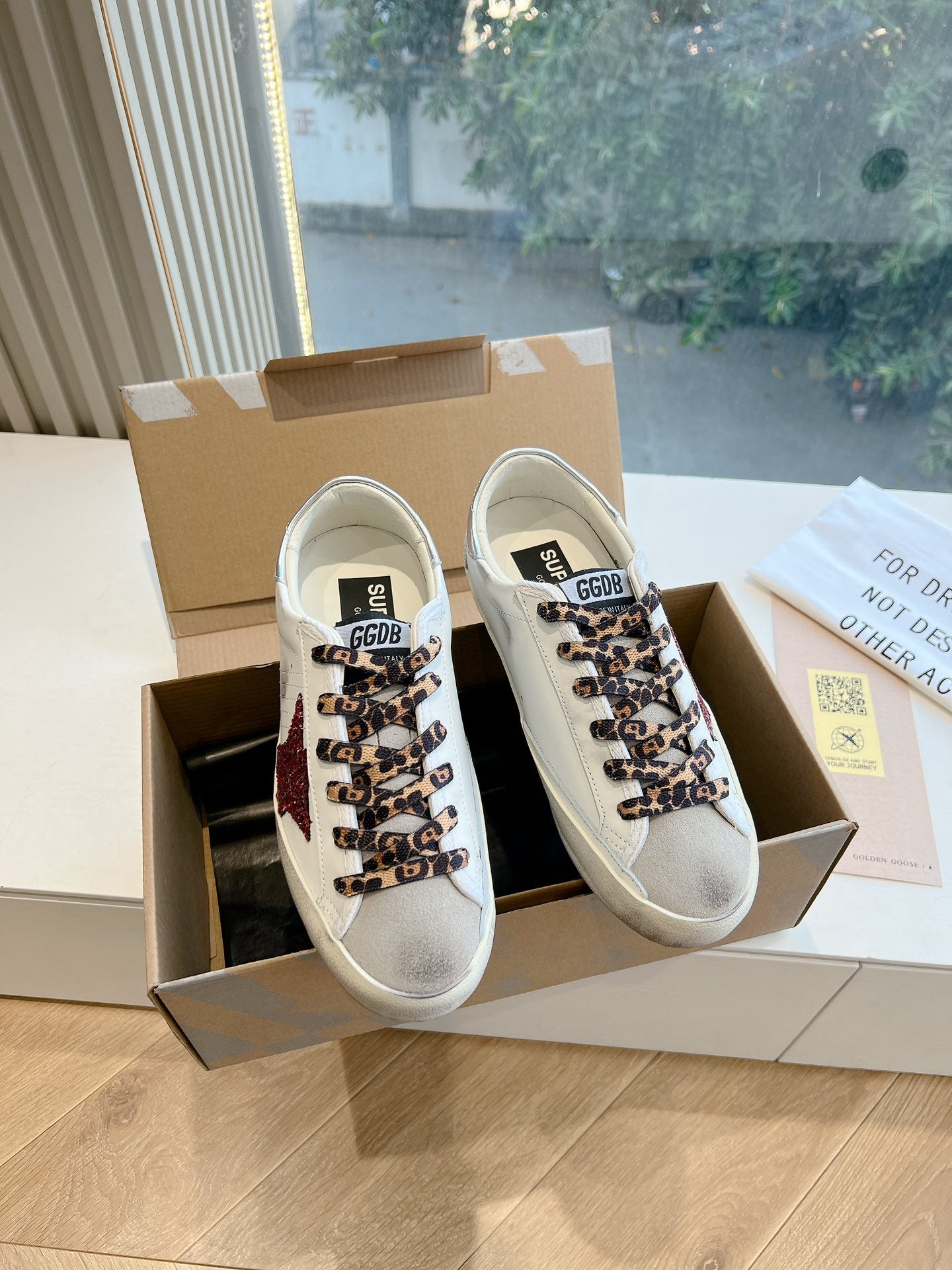 Golden Goose SPACE Series Distressed Sneakers – 2025 Collection