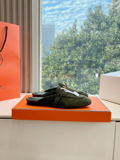 Hermès Mules Loafers – 2025 Spring/Autumn Collection