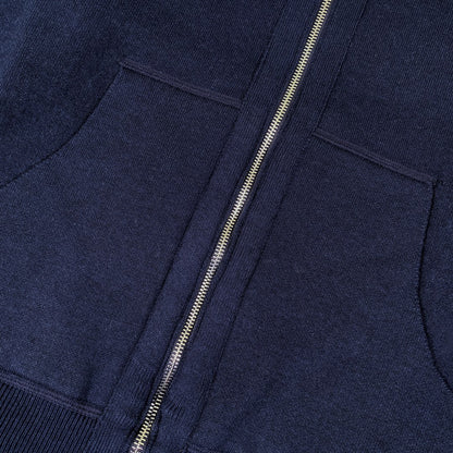 Hermès Classic Jacquard Cashmere Hooded Cardigan