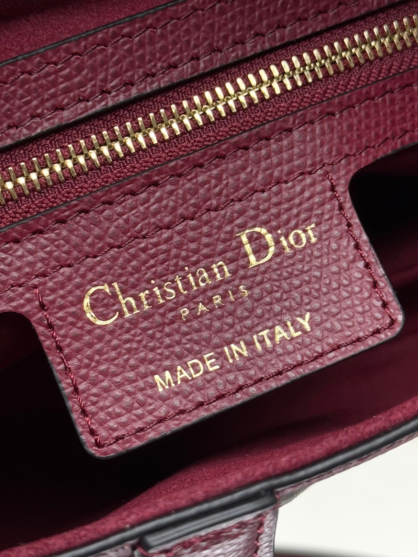 Dior Saddle Bag – Wine Red