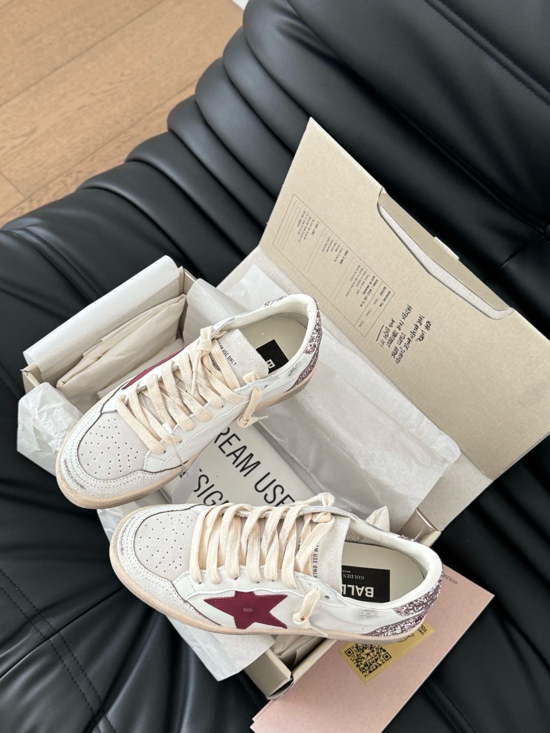 Golden Goose Distressed Graffiti Sneakers – 2024 Collection