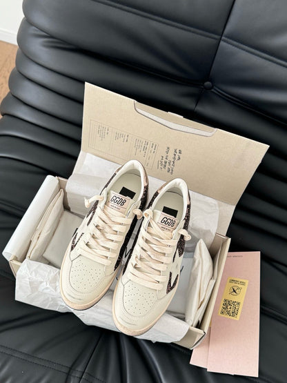 Golden Goose Distressed Graffiti Sneakers – 2024 Collection