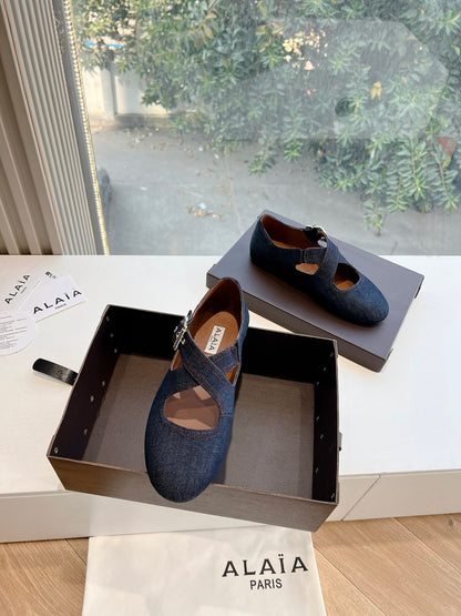 Alaïa French Ballet Flats – 2025SS
