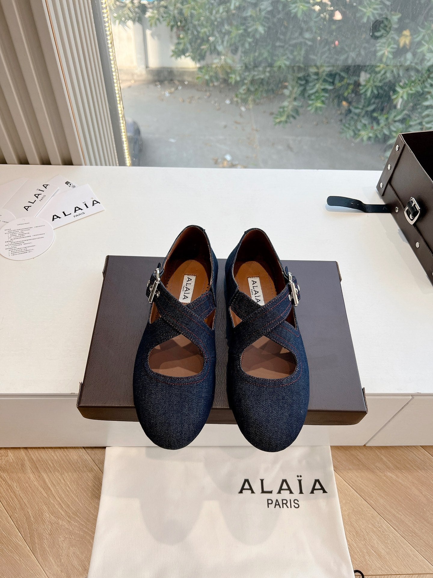 Alaïa French Ballet Flats – 2025SS